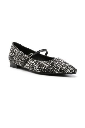 Black tweed Icaro ballet flats ROBERTO FESTA | ICARONERO